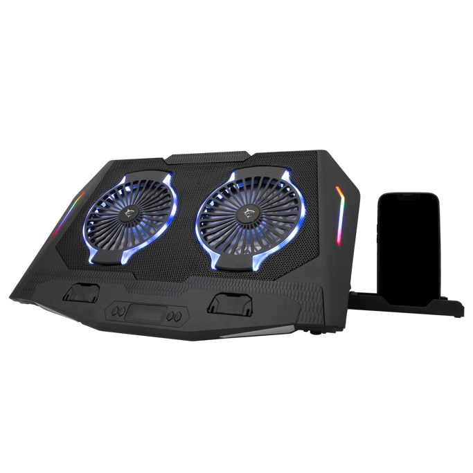 White Shark hladnjak za laptop do 17.3'', 2 ventilatora RGB, GCP-10 Ice Shadow - Slika 9