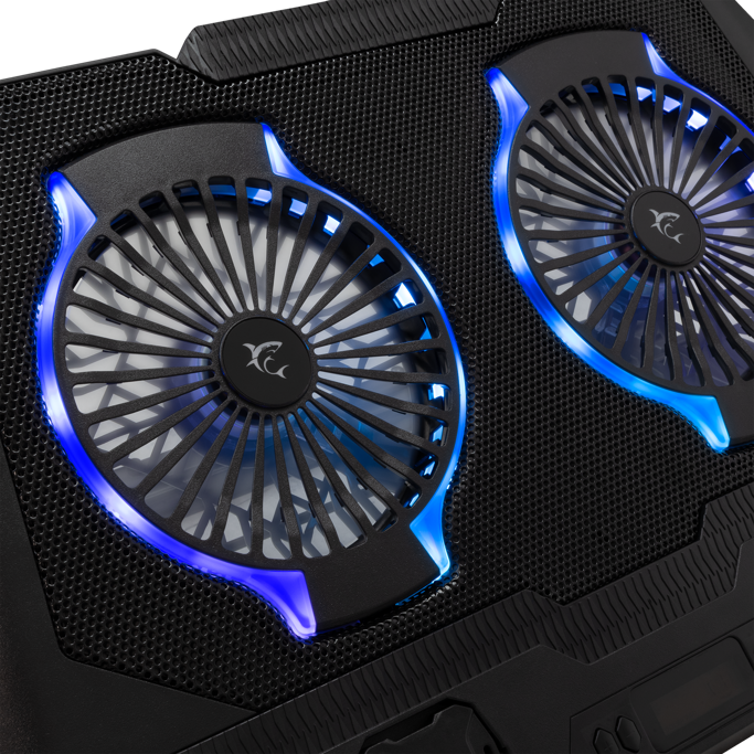 White Shark hladnjak za laptop do 17.3'', 2 ventilatora RGB, GCP-10 Ice Shadow - Slika 3