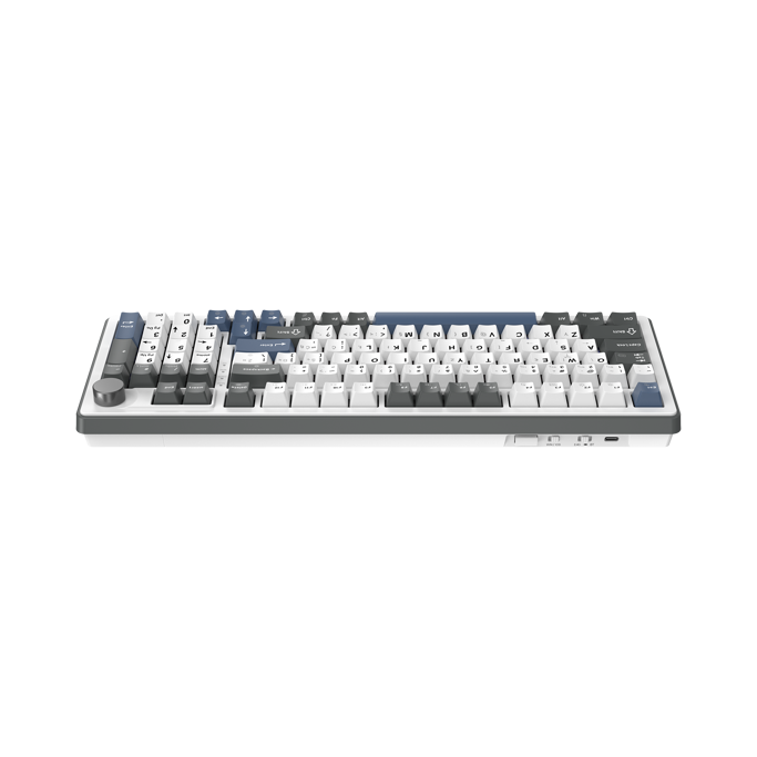 White Shark mehanička tipkovnica GK-007252 EXCALIBUR-L / HR, USB/Bluetooth, KTT Hot-Swap (Wine Red) switch, Bijela - Slika 12