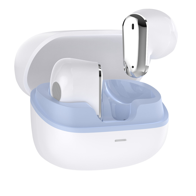 White Shark slušalice GEB-TWS-201 Blaze Earbuds, Bluetooth, bijele - Slika 1