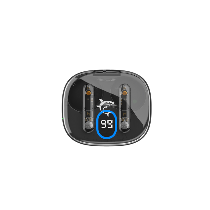White Shark slušalice GEB-TWS-37 HYPERBEAT, Bluetooth, crne - Slika 2