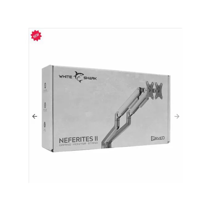 White Shark stolni nosač 2 monitora GMS-3208 Neferites II - Slika 5