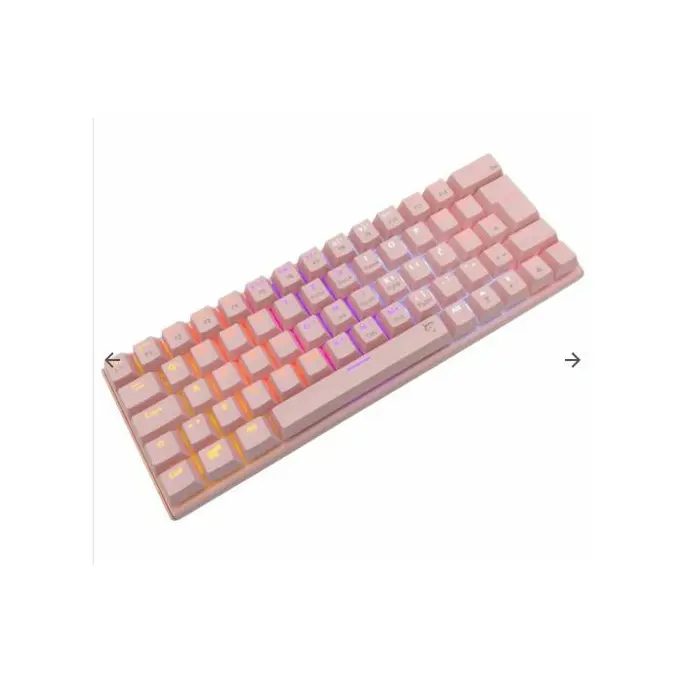 White Shark tipkovnica GK-002422 Wakizashi, Roza, Plavi Switch, USB, 65%, HR - Slika 2