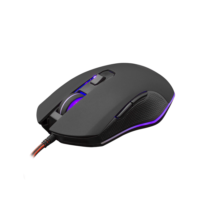 White Shark žični miš GM-3001 Cyrus, USB, optički, 3.200dpi, Crni - Slika 3