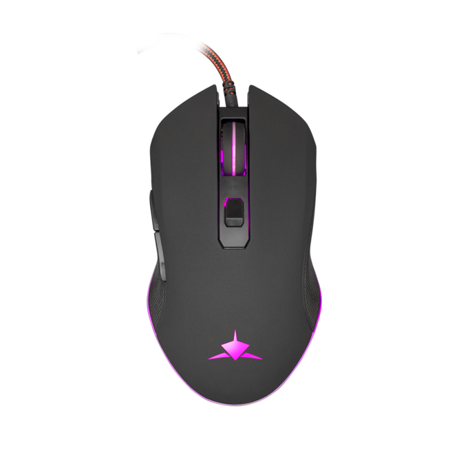 White Shark žični miš GM-3001 Cyrus, USB, optički, 3.200dpi, Crni - Slika 1