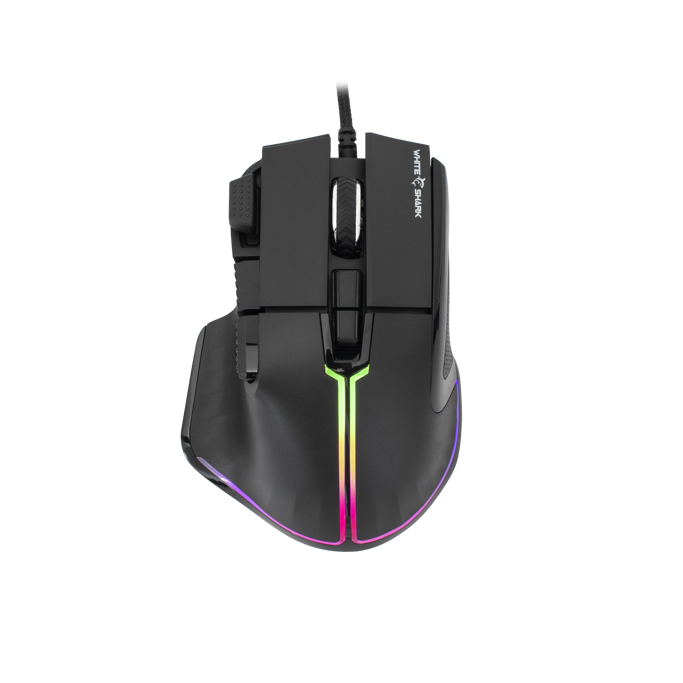 White Shark žični miš GM-9006 MARROK RGB, USB, optički, 12.000dpi, crni - Slika 1