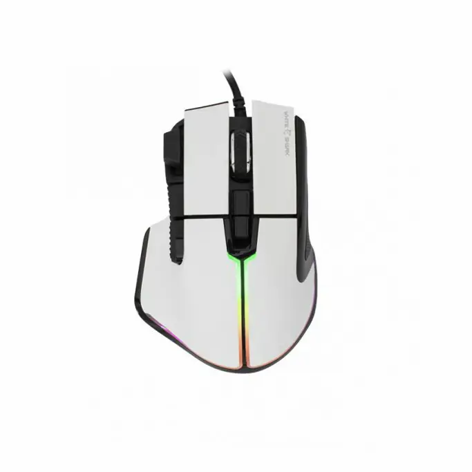 White Shark žični miš GM-9006 MARROK RGB, USB, optički, 12.000dpi, bijeli - Slika 1