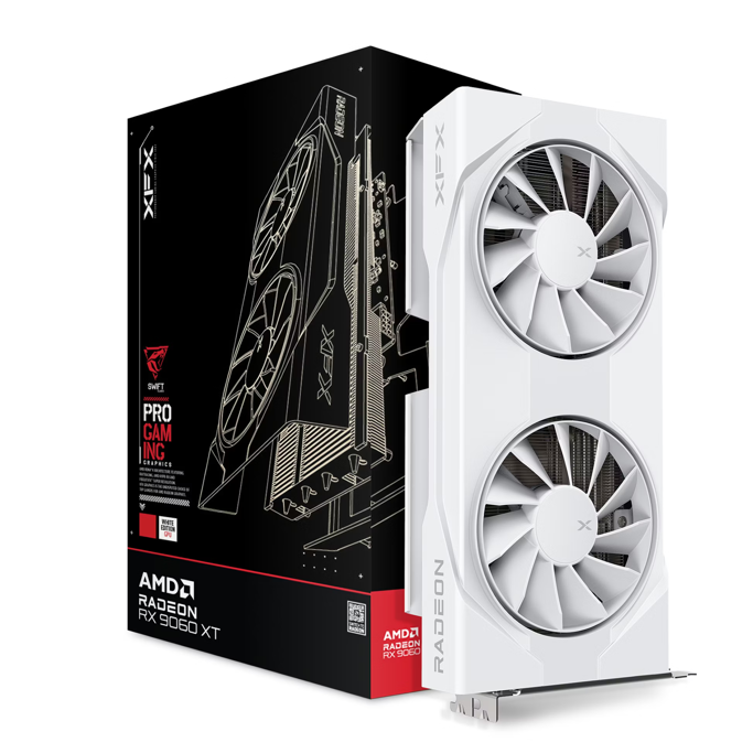 XFX RX9060XT Swift OC White, 8GB GDDR6, AMD Radeon, RX-96TSW8GWQ - Slika 1