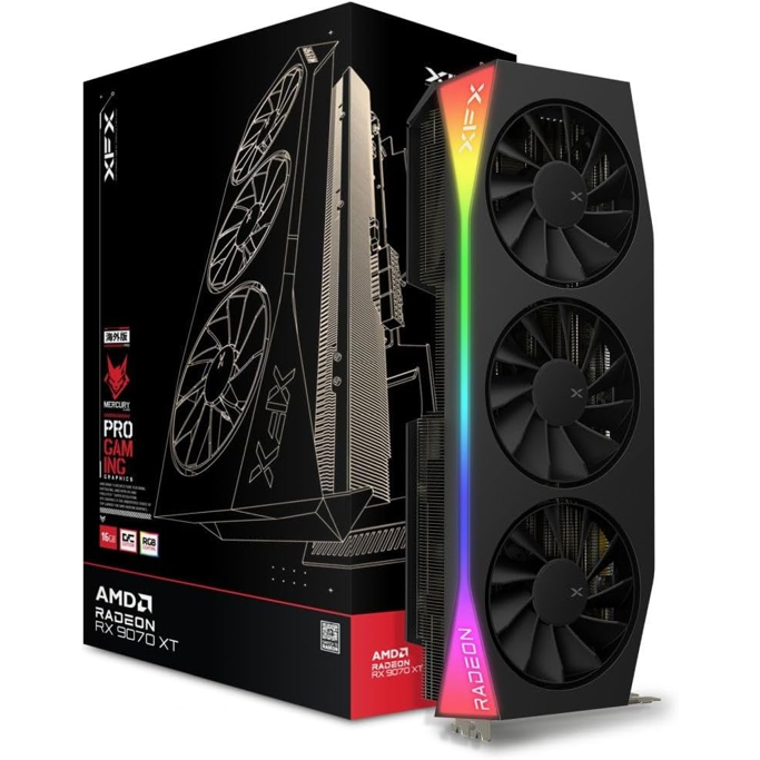 XFX RX9070XT Mercury RGB OC, 16GB GDDR6, AMD Radeon, RX-97TRGBBB9 - Slika 8