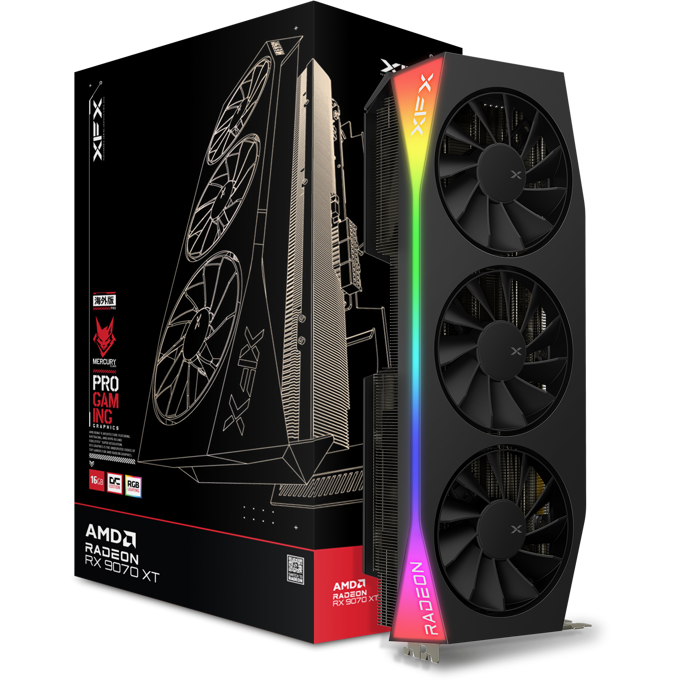 XFX RX9070XT Mercury RGB OC, 16GB GDDR6, AMD Radeon, RX-97TRGBBB9 - Slika 1