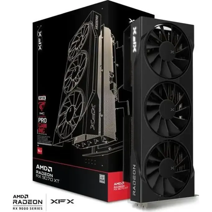 XFX RX9070XT Swift Triple Fan, 16GB GDDR6, AMD Radeon, RX-97TSWF3B9 - Slika 1