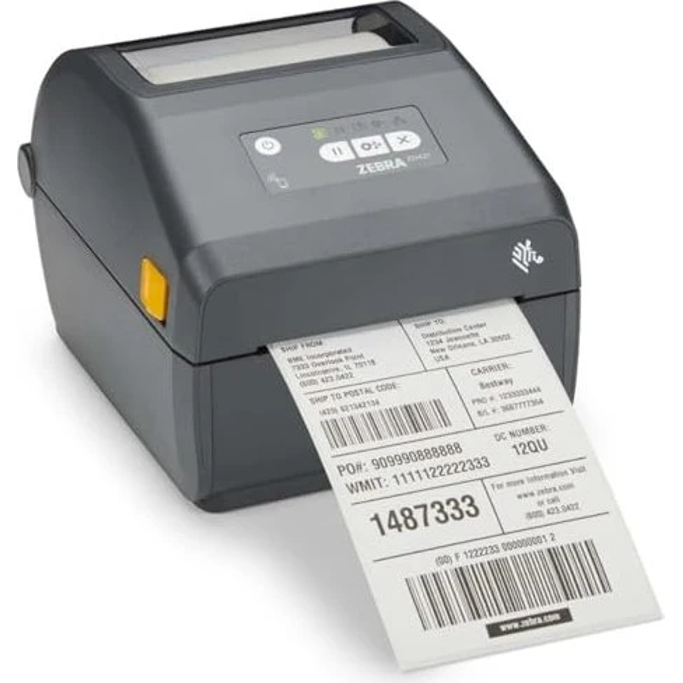 Zebra pisač naljepnica ZD421d, 8 dots/mm (203 dpi), USB, USB Host, Bluetooth, ZD4A042-D0EM00EZ - Slika 1